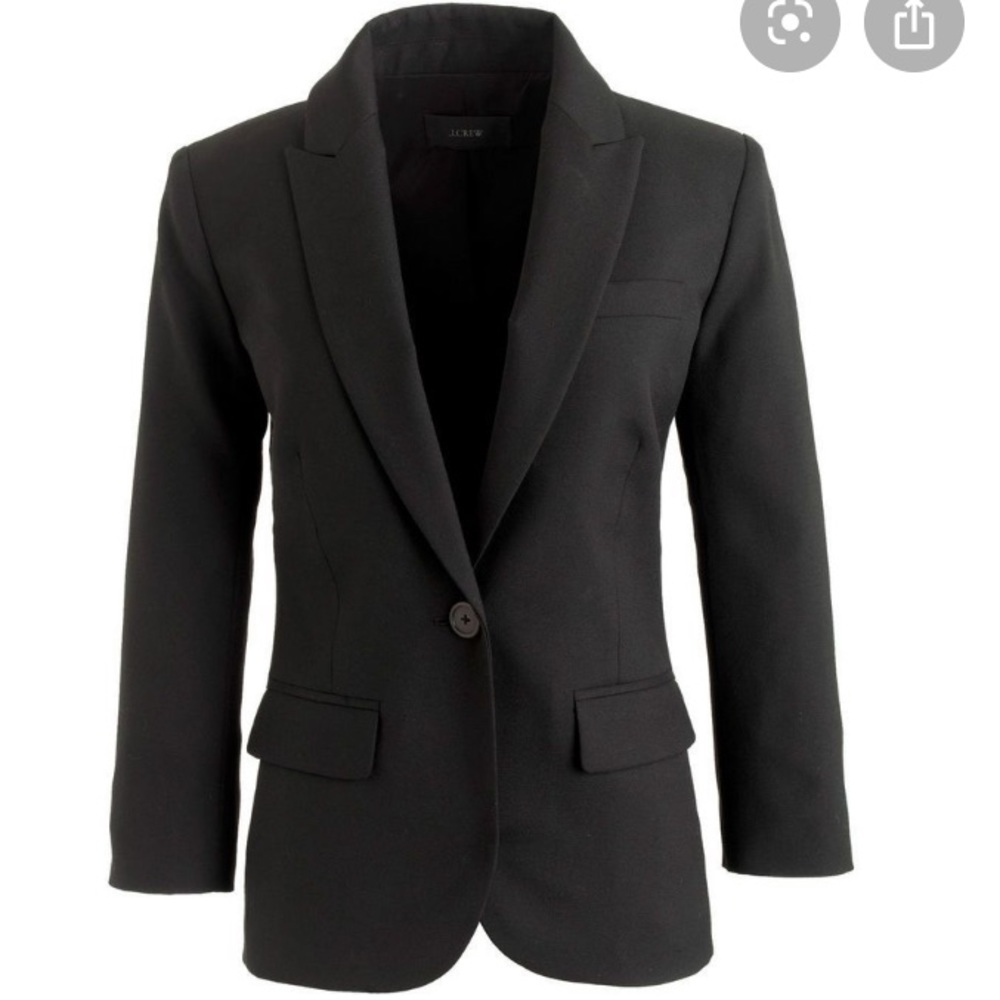J. Crew Sidney Jacket in Super 120s Wool Sz 2